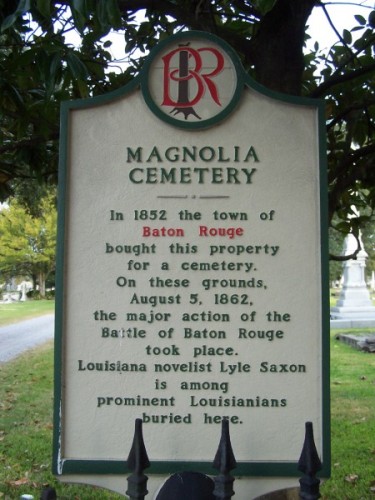 Magnolia Cemetarty Marker