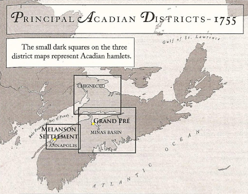 l'Acadie 1755